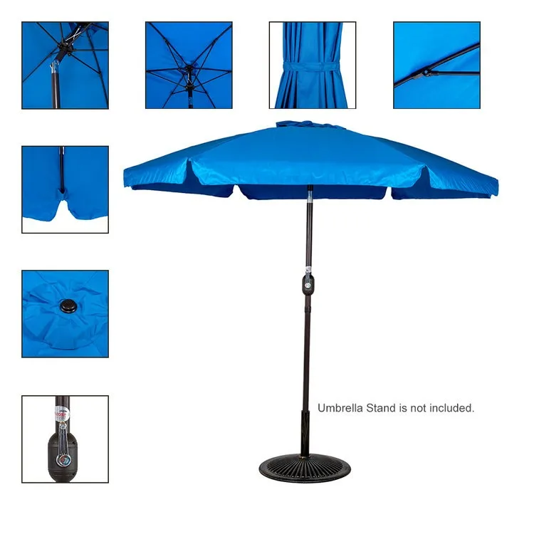 7.5ft Aluminum Oval Shade Patio Umbrella Buy Oval Shade,Oval Shade