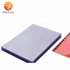 150micron blue color book cover pvc binding film