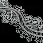 China Lace Factory Polyester Guipure Lace Trim Embroidery Lace For Dresses