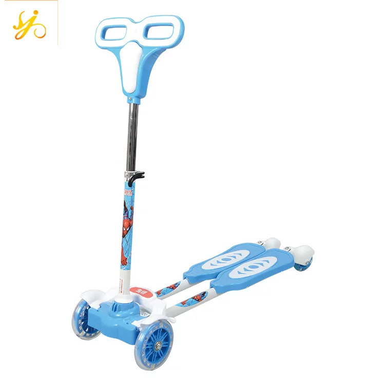 Aluminum 3 flashing wheels toddler scooter / 2017 new kids scooter / riding on car children's scooters with 3 wheels.jpg