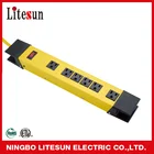 UL ETL Litesun 6 outlets heavy duty power strip with metal case LTS 6W