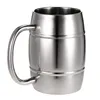 2019 unbreakable Stainless Steel Beer Cup beer/wine/milk mug water bottle with handle