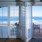 Bi-fold sliding PVC plantation window louver / shutters / blinds