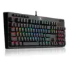 REDRAGON K579 Mechanical Gaming Keyboard Wired RGB LED Backlit Mechanical Gamers Keyboard Macro Keys 104 Keys