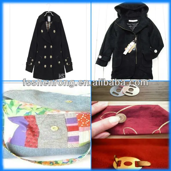 Exquisite handmade magnetic buttons purses clasp button making supplies