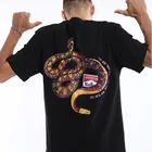 Printed Man Street Wear Tshirt Street Wear Custom Shirt Street Clothing OEM Small Order MOQ 80 pcs