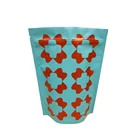 stand up laminated pouch foil lock aluminum zip top bag coffee packing bags