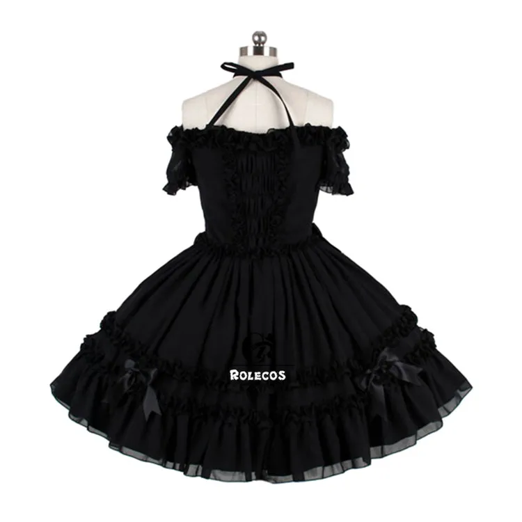 black lolita skirt