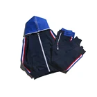 Wholesale terry cloth high quality kids clothing pullover hoodies sets T-Shirt+Pants 2pcs set