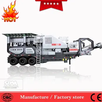 2018 mobile mini gold ore crusher , rock crusher pulverizer sale/200tph stone crusher plant price