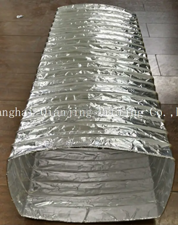Rectangular Aluminum Flexible Air Conditioning Ventilation Duct - Buy