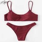 UK style Braid double straps Cutout 2PCS Brazilian thong extreme high cut bikini