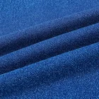Dyeing blue shrink-resisant lurex recycled polyester mesh fabric dress