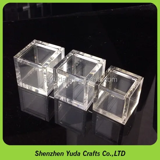 quality square perspex box candy storage clear small acrylic box