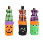 Halloween wine bottle cover witch pumpkin wine Halloween champagne bottle drawstring bag