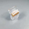 Customized shape and dize clear transparent acrylic cigarette display case