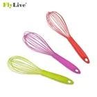 Food-grade TPR Handle Silicone Egg Beaters Milk Cream Whisk Mixer Tool