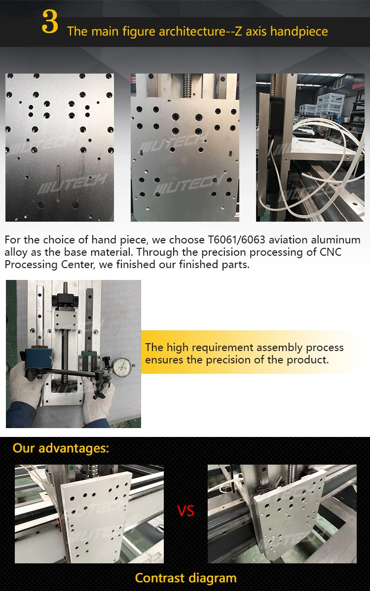 Water/Air-Cooled Spindle 1325 3D 3 axis wood carving CNC Router