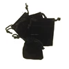 9x12cm Black Velvet Drawstring Pouch Jewelry Christmas Wedding Bag
