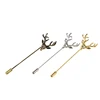 Wholesale long needle metal deer lapel pin