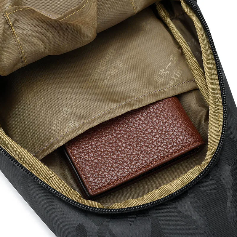 Anti Theft Backpack Men USB Rechargeable Polyester Chest Bag Casual Boy Single Shoulder Teenager Bags Sac A Dos Homme BP0207 (13)