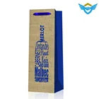 fancy fashionable new design factory manufacturing handle bottle paper bag