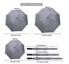 Golf Umbrella Stock Custom Logo Double Canopy Windproof Golf Umbrella