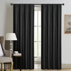 Europe Style Living Room Privacy Protection Heat Insulated Jacquard Curtains