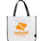 Cheap Printed Custom Made Grocery Store Round Tote Shopping Bag