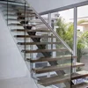 Innovative safety glass portable aluminium stair handrail