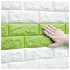 Waterproof and soundproof self adhesive wall rolls stone wall sticker cheap 3D PE foam brick wall panel