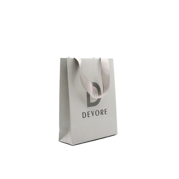 printed shopping gift paper bag and handle with your own logo