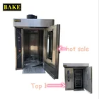 Bakery Production Line 32 64 Trays Commercial Diesel Rotary Rack Oven