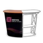High quality Promoting trade show pop up portable display exhibit counter table