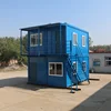 Prefabricated two story container guard house