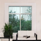 Blackout fabric vertical blinds for French window