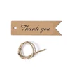 Thank you DIY jewelry accessories material paper card hang tag bookmark