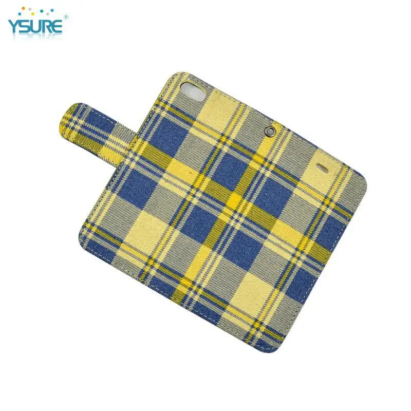2015 Best Design Hot Sale Colorful Stripe Pattern Denim Leather Case For Lenovo VIBE Z2 PRO K920 with Card slots and PVC ID slot