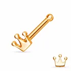 Jewelry Stainless Steel Crown Designed Nose Piercing Jewelry