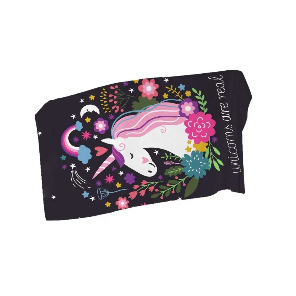 Unicornio De Dibujos Animados Toallas Arco Iris Decorativo Toalla De