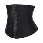 New Custom Logo Slimming Loose Weight 13 Steel Bone Corset Waist Trainer Trimmer Support Belt