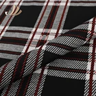 Modern design custom fancy unique england style check black brocade jacquard lining fabric