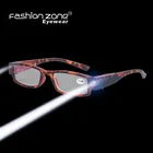 Ready goods LED light reading glasses women men LED reading glasses