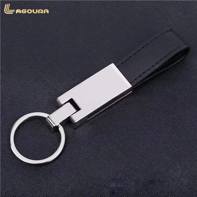 custom leather keychain