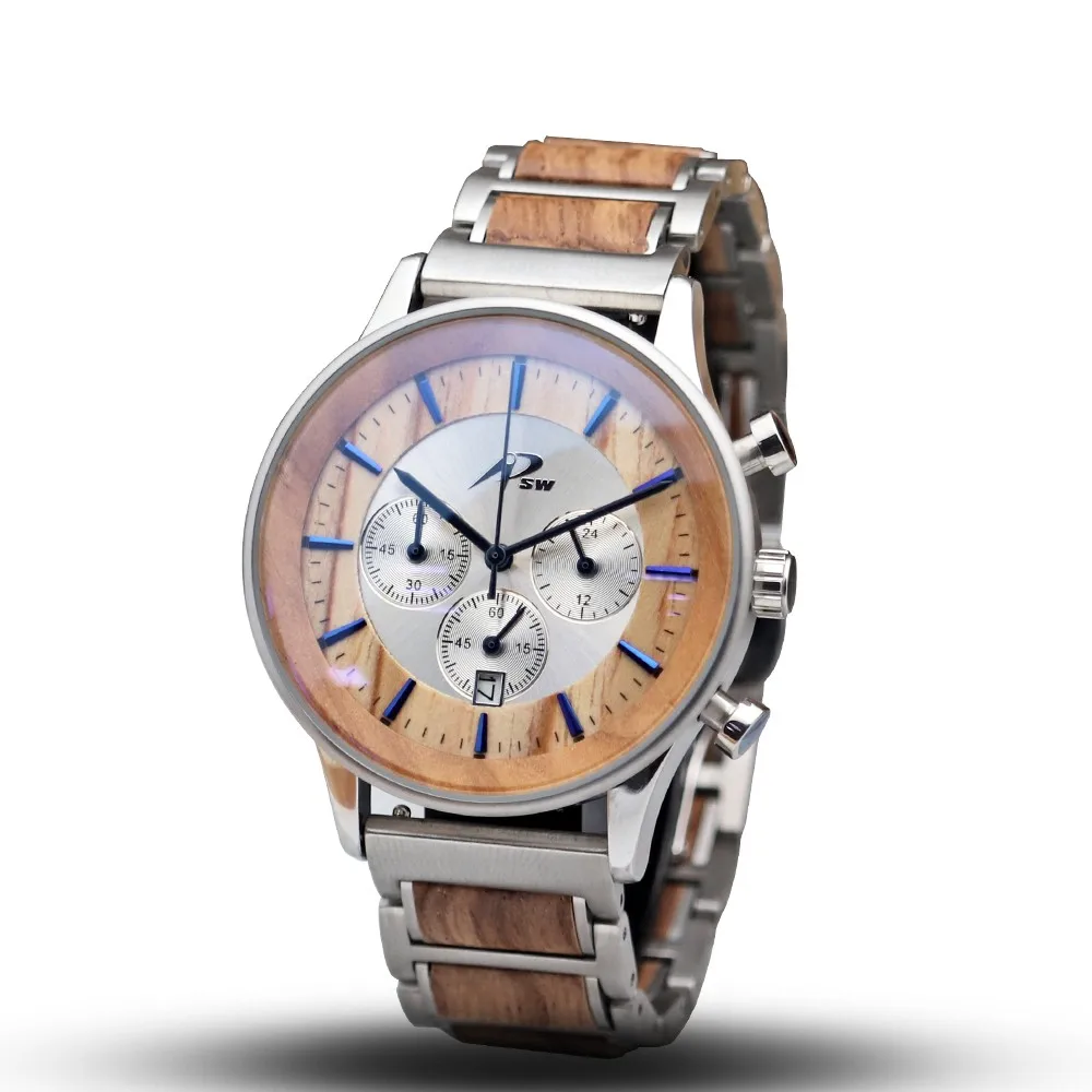 China Manufacturer Wholesale Wooden Watch Automatic Wood Watch
