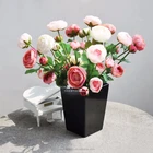 acrylic flower holder home decorative fresh preserved rose vase