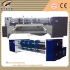 corrugated carton box making printing slotting machine
