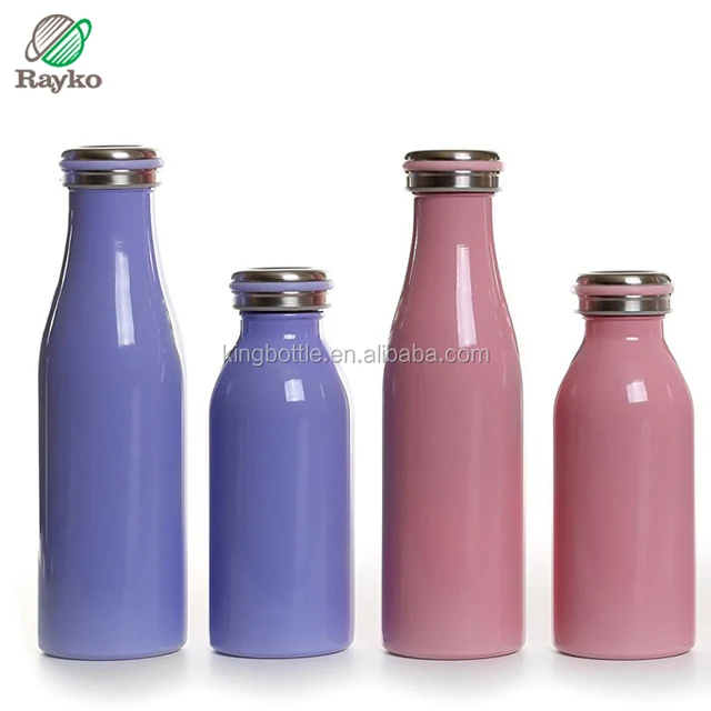 steel water bottle shaker double walled insulated,milk bottle