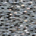 Mix Bricks Dal Mare Lava Stone Glass Mosaic Tiles Mother Of Pearl Shell Backsplash