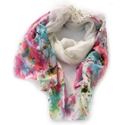Autumn Digital Printing Pashmina Cotton Square Hijab Scarf
